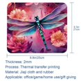 thumbnail image 5 of Dragonfly Printed Square Desk Mat Mousepad, 8.3x9.8 Inch, Non-Slip Rubber Bottom, Suitable for Office and Gaming, 5 of 6