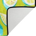 thumbnail image 4 of Coolnut Lightweight Carpet Mats, 31 x 20 inches Area Soft Rugs Floor Mat Doormat Decoration for Rooms Entrance Bright Turquoise Lemons, 4 of 6