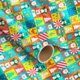 thumbnail image 7 of Christmas Pattern Christmas Wrapping Paper Rolls, Christmas Pattern Holiday Gift Wrapping Paper Merry Christmas, 7 of 7
