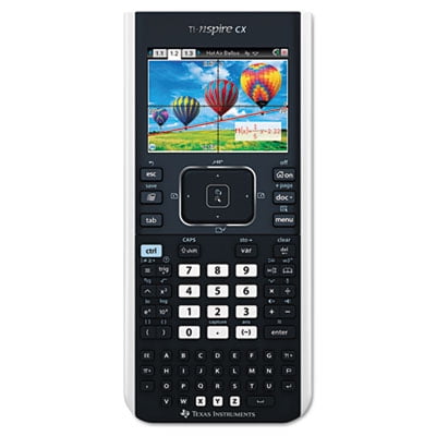 TI-Nspire CX Handheld Graphing Calculator with Full-Color Display, Sold as 1