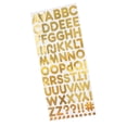 thumbnail image 4 of (2 pack) Sticko Solid Large Gold Alphabet Paper Stickers, Frankfurter Paper Script, 75 Pieces, 4 of 5