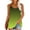B41 Green Womens Tank Tops Clearance Under $5, variant on Cagogo Ladies Spaghetti Strap Sleeveless Pleated Tank Tops Under $5 Workout Yoga Ombre Gradient Scoop Neck Flowy Camis Tshirt Loose Fitting Summer Tunic Tops
