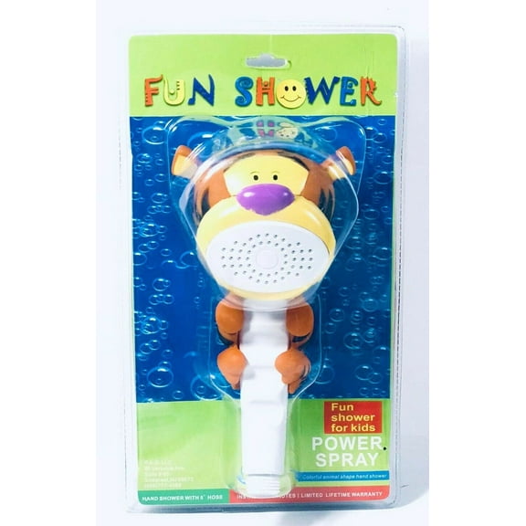 Fun Shower Power Spray for Kids - Tiger Orange