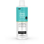 Neutrogena Deep Clean Gentle Purifying Micellar Water and Cleansing Water-Proof Makeup Remover, 12 fl. oz (Pack of 4)