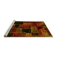 thumbnail image 2 of Ahgly Company Machine Washable Indoor Rectangle Oriental Yellow Modern Area Rugs, 2' x 3', 2 of 4