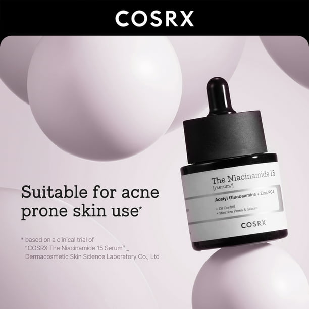 Niacinamide 15% Serum with Zinc for Skin Brightening and Pore