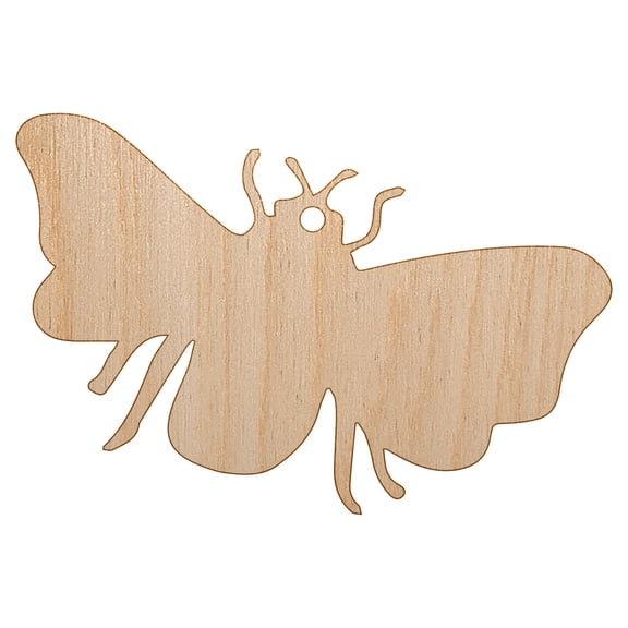 Bee Solid Wood Holiday Christmas Tree Ornament Unfinished DIY Pre-Drilled Craft