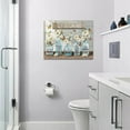 thumbnail image 4 of Daisy Bathroom Decor Wall Art Daisy Canvas Painting Prints Rustic Daisy Flower Bathroom Pictures for Wall It''s Okay Inspirational Quotes Modern Artwork Home Decor for Office Bedroom 16"x12", 4 of 6