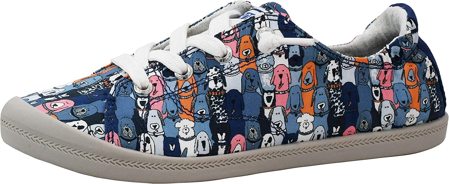 combinar cebolla bulto Skechers BOBS Women's Beach Bingo-Dog House Party Sneaker Navy/Multi 9.5  Wide - Walmart.com