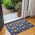 thumbnail image 2 of Dark Blue Mermaid Princess Pattern Door Rugs,Washable Non Slip Door Mats Indoor,Decorative Door Mats,Entry Mat Indoor for Entrance,Bedroom,Kitchen,Bathroom,17"x30", 2 of 6