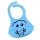 thumbnail image 4 of Baberos de silicona impermeables para bebés con bolsillo para alimentos de limpiar Azul Sunnimix Baberos para niños pequeños para comer, 4 of 7
