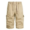 thumbnail image 2 of 2025 Summer Men's Pocket Sporty Thin Casual Loose Large Sized Work Pants, 2 of 5