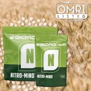Nitro-Mino Water Soluble Powder - Nitrogen & Amino Acids Fertilizer - 7 oz Pouch by BioAg