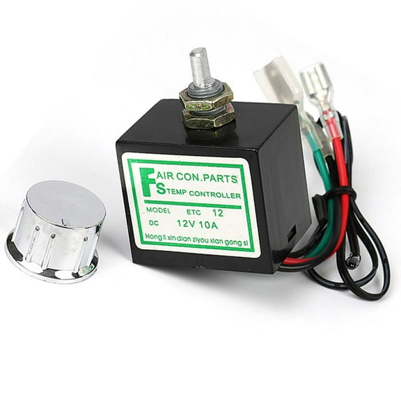 10A 12V Car Air Conditioner Electronic Thermostat Switch Temperature Control Auto Accessory A/C Electronic Thermostat ABS