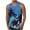 Navy, variant on Cmfcve Men's Plus Size Tank Top Round Neck Sleeveless Gym Tees Summer Breathable Hawaiian Tank Top