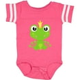 thumbnail image 3 of Inktastic Cute Frog, Green Frog, Frog Prince, Crown Boys or Girls Baby Bodysuit, 3 of 5