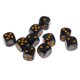 thumbnail image 2 of Dados D6, dados de 6 caras, 16 mm, accesorios para juegos de mesa, juego de 10, 10 colores Negro, 2 of 6