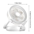 thumbnail image 3 of EGNMCR Fan, Ceiling Fan, Desk Fan, Portable Fan Multifunctional Night Light Folding Fan Desktop Air Circulator For Home Dorm Or Office Desktop Or Wall Mounted Portable Portable Misting Fan, 3 of 6
