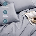 thumbnail image 4 of Bare Home 7-Piece Heathered Bed in a Bag, Queen, Heather Midnight Blue, 4 of 10