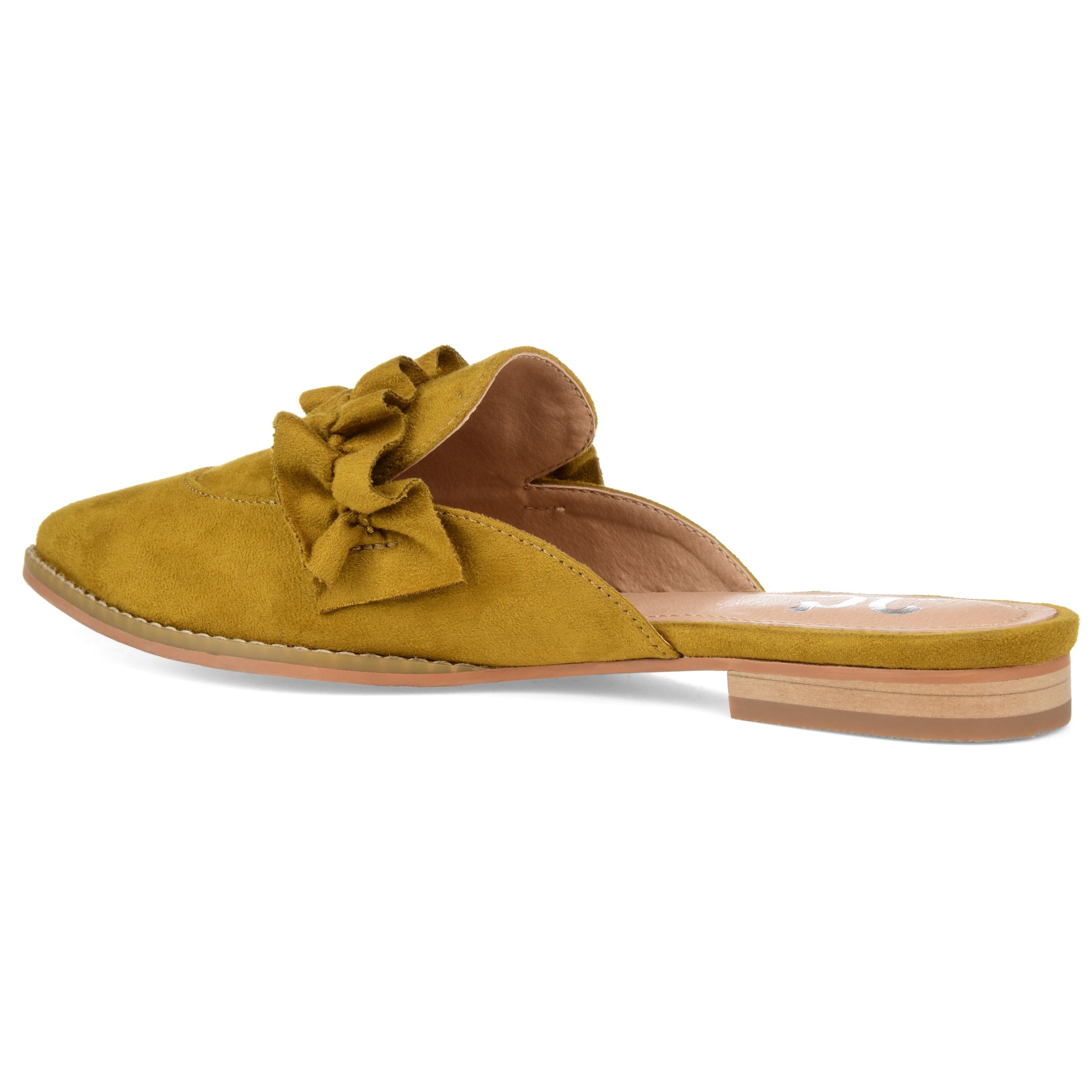 Journee Womens Kessie Slip On Pointed Toe Mules Flats