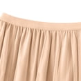 thumbnail image 6 of Women's High Waisted Maxi Tiered Skirt Ruffle Trim Layered Mesh Tulle A-Line Flowy Long Skirt Elegant Fairy Boho Style Skirt Party Evening Special Occasion Apparel, 6 of 6