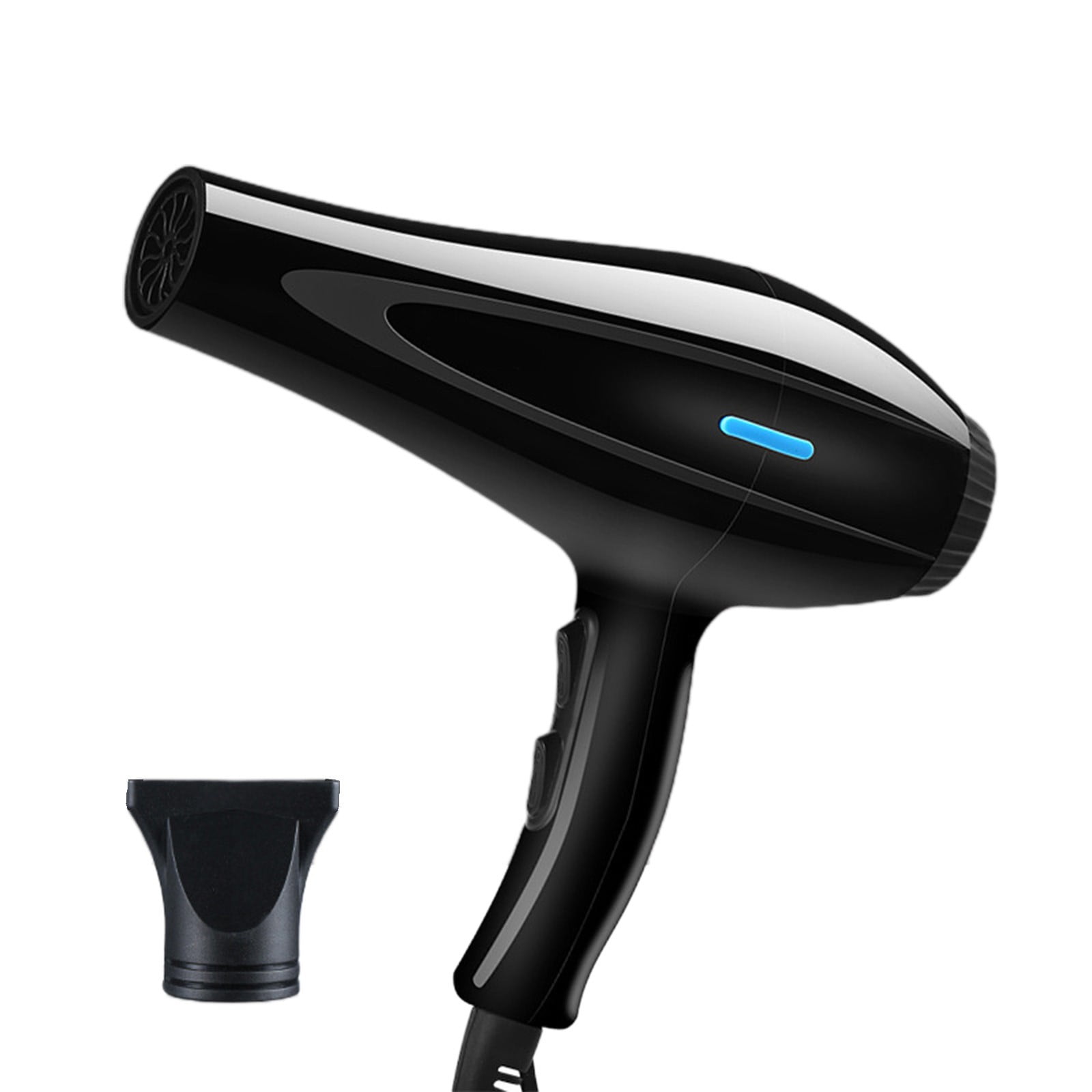 Hair Dryer 110V | Professional Salon Blow Dryer with 5 Heat Settings & DC Motor | Fast Drying | Concentrator Attachment | ABS Material | Black, Purple, Red, Hot Pink | 1000W | 27x25cm