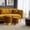 Yellow, variant on Round Ottoman with Storage Set of 2-Upholstered Sherpa Vanity Stool for Makeup Multifunctional Ottomans Coffee Table Padded Seat Foot Rest for Living Room&Bedroom
