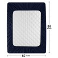 thumbnail image 3 of Protector de colchón impermeable Utopia Bedding Queen Navy, 3 of 8