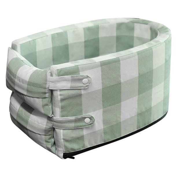 Cojín anti-sucio del del coche del perro del asiento de coche del Grid grande verde Sunnimix Asiento del coche de la perrera
