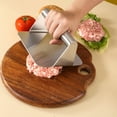 thumbnail image 4 of LCXmlly Bacon Presser Professional Handheld Meat Press Stainless Steel Burger Press, 4 of 6