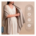 thumbnail image 2 of Manta Muselina 100% Algodón Frazada Esquimal Ideal para Cama, Sofá y Decoración (Khaki), 2 of 7