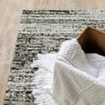 thumbnail image 2 of 7' Round Ash and Slate Abstract Area Rug, 2 of 2