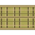 thumbnail image 1 of Ahgly Company Machine Washable Indoor Rectangle Transitional Golden Brown Yellow Area Rugs, 2' x 4', 1 of 7
