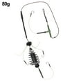thumbnail image 1 of GLFILL Bait Carp Fishing Feeder Fishing Baits Cages Hook Rig Set Hollow Sinker Inline Method Cage Feeder Tackle Fishing Tools 80g, 1 of 9