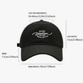 thumbnail image 2 of Alphabet Embroidered Baseball Cap Sports Casual Face Cap Woman Beach Hat Hat Tennis Sports Visor for Women Prick Hat Visor Caps Mesh Visor Nice Visors Foam Visors with Coil Bands Suit Hat Travel, 2 of 2