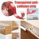 thumbnail image 1 of Protector de Borde para Mesa - Tira de PVC Transparente Anticolisión, Longitud de 1m, Amortiguador de Seguridad para Esquinas de Muebles, Protector de Bordes Removible de Fácil Instalación, 1 of 8