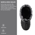 thumbnail image 5 of EQW Kids Waterproof Insulated Winter Snow Boots for Boys and Girls, Hook-and-Loop Strap, Drawstring Closure, Non-Slip Rubber Sole, 5 of 10