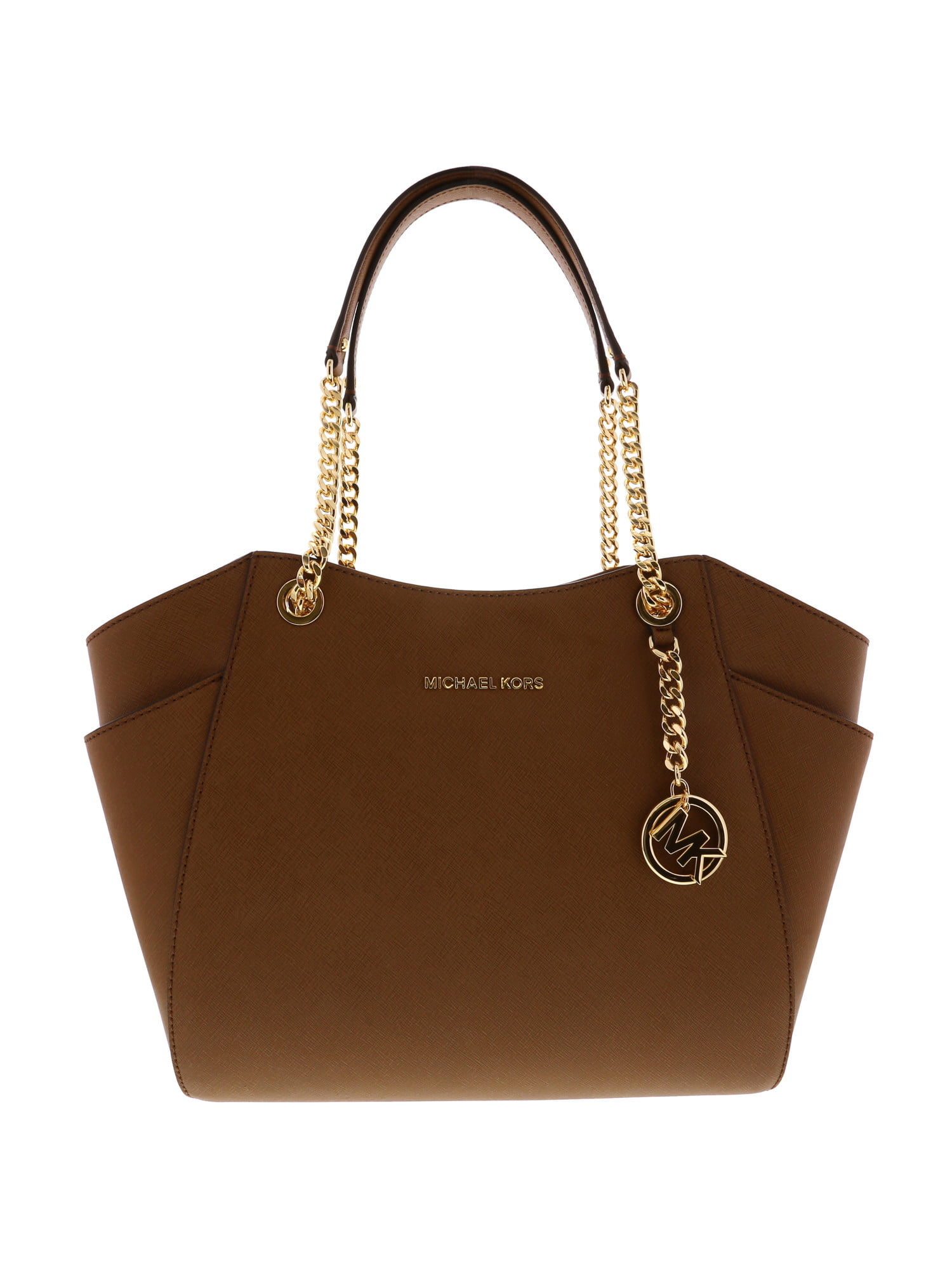 michael kors purses brown and gold