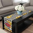 thumbnail image 4 of Spring Sunflowers Table Runner 72 Inches Long, Car Farm Plaid Country Retro Art Kitchen Coffee Dining Table Decoration for Home Party Birthday Wedding Home Decor 13x72 Inches, 4 of 8