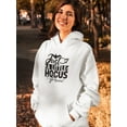 thumbnail image 2 of A Little Hocus Pocus. Hoodie Women -Image by Shutterstock, Female 3X-Large, 2 of 4