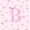 Pink B, variant on Erosebridal Letter Monogrammed L Pink Bow Bed Sheets 4pcs,Floral Cherry Blossoms King Sheets,Luxury Bedroom Decor