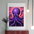 thumbnail image 2 of Diamond Art Kits for Adults - 5d Purple Octopus Vibrant Art Diamond Painting for Adults, Diamond Art for Adults Beginners, Diamond Painting Kits for Adults for Home Wall Decor, 2 of 7
