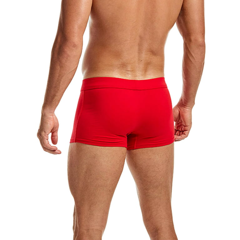 Men's Ultra Soft Mesh Quick Dry Performance Sports Underwear Breathable  Boxer Briefs