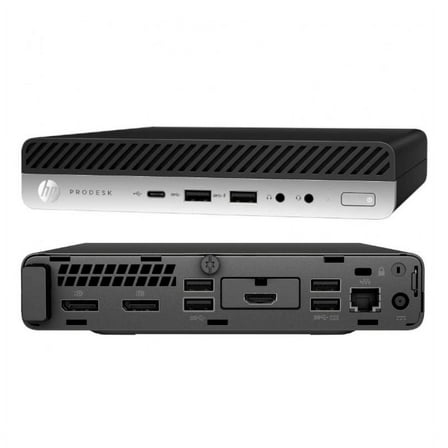 Restored HP EliteDesk 600 G4 Mini Desktop i5-8400T 16 GB 512 GB SSD Windows 10 Pro (Refurbished)