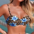 thumbnail image 6 of Women Bathing Suits Womens Bikini Floral Print Tankini Swimsuit Bikini Separates Two Piece Bathing With, 6 of 9