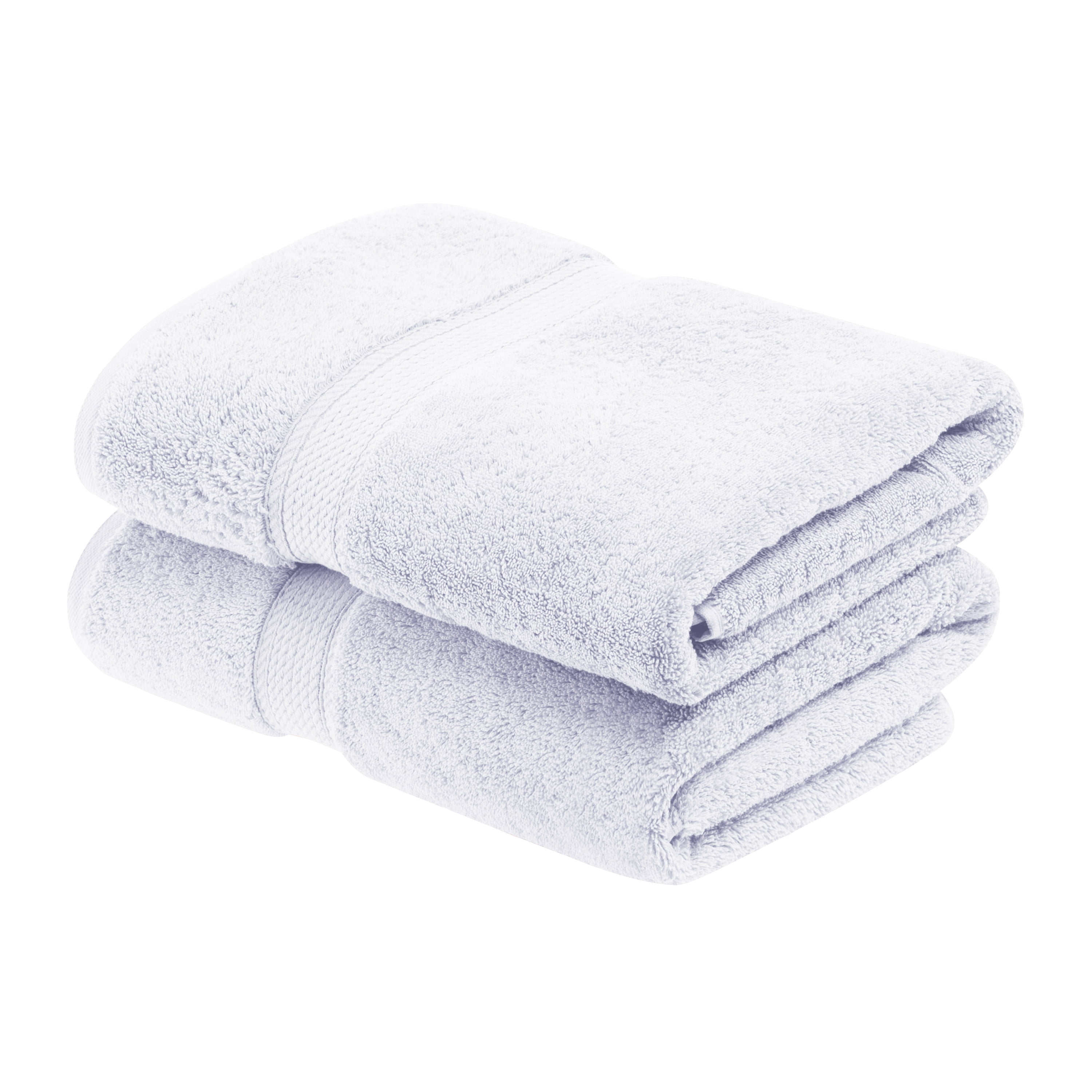 BNM Egyptian Cotton Heavyweight 2 Piece Bath Towel Set, Trendy Colors