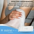 thumbnail image 4 of Mirai Clinical Deodorizing Body Wipes for Women & Men - Fights Nonenal Odor - 3 Pack, 4 of 9
