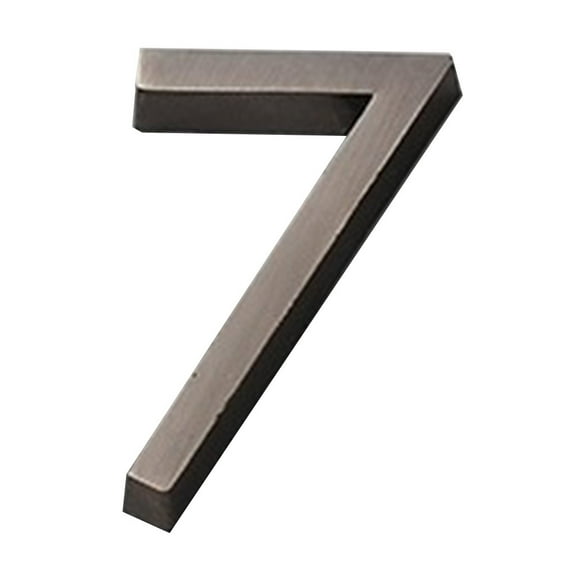 Linyer Hotel Plastic 3D Entrance Door Signs Building Indoor Address Plaques Plates Meeting Room Numeral Household Accessories Number 7