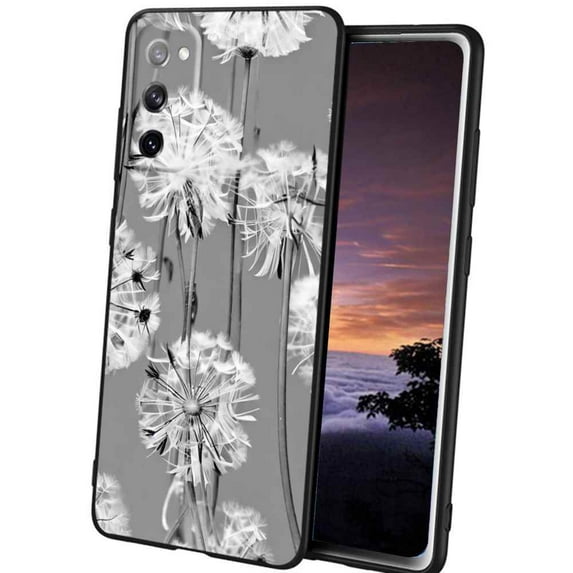 Dandelions Phone Case, Degined for Samsung Galaxy S20 FE Case Men Women, Flexible Silicone Shockproof Case for Samsung Galaxy S20 FE