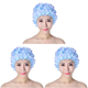 thumbnail image 1 of Gorro Baño Con Flores en 3D Gorro Transpirable para Acuáticos Accesorios para Piscina (azul), 1 of 5